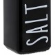 Saleiro 80ml Preto Manhattan em Vidro e Inox Hauskraft